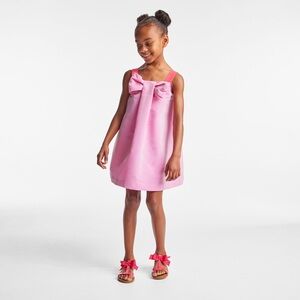 Jacadi Pink Sleeveless Dress with Bow